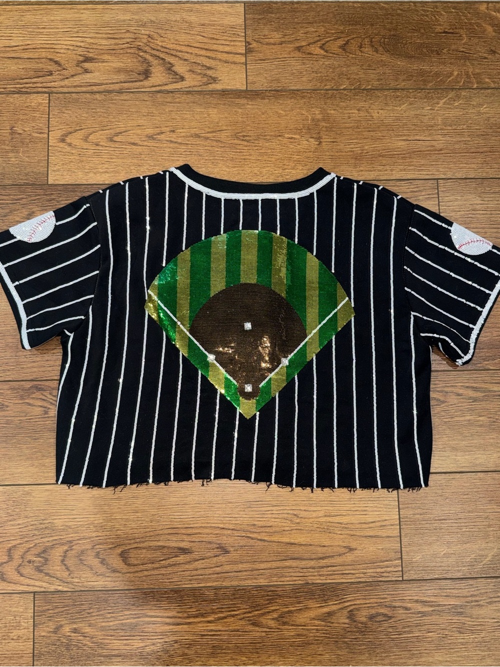 Queen of Sparkles baseball top size medium - Picture 2 of 5